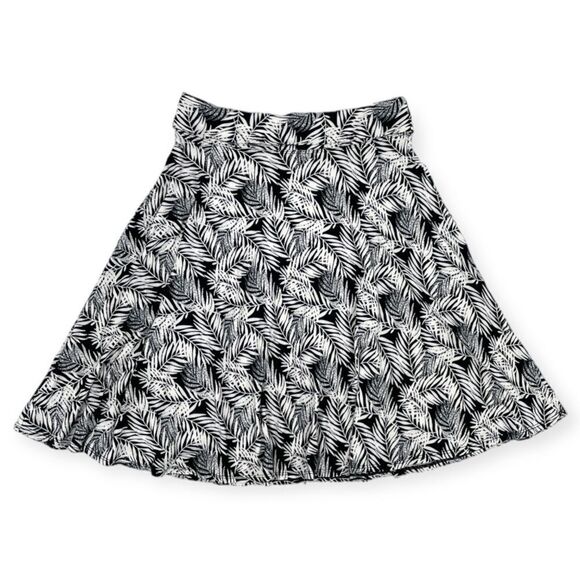 -Max Studio Women's Palm Print Skirt NWT S - Picture 1 of 9